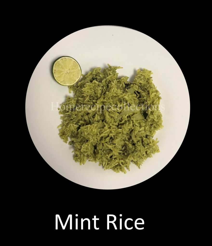 Mint Rice, Minty Rice, Mint recipe